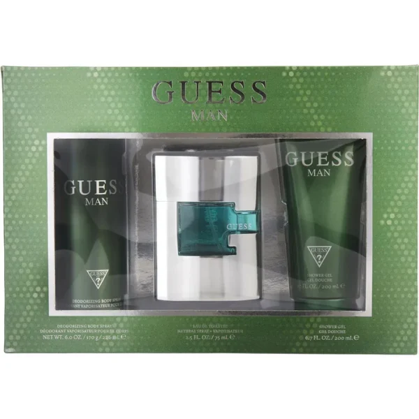 Guess Man EDT (M) / 3 Pc SP 75 ml; DEO 226 ml; SG 200 ml - Imagen 2